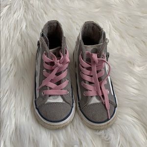 High Top Polka Dot Converse